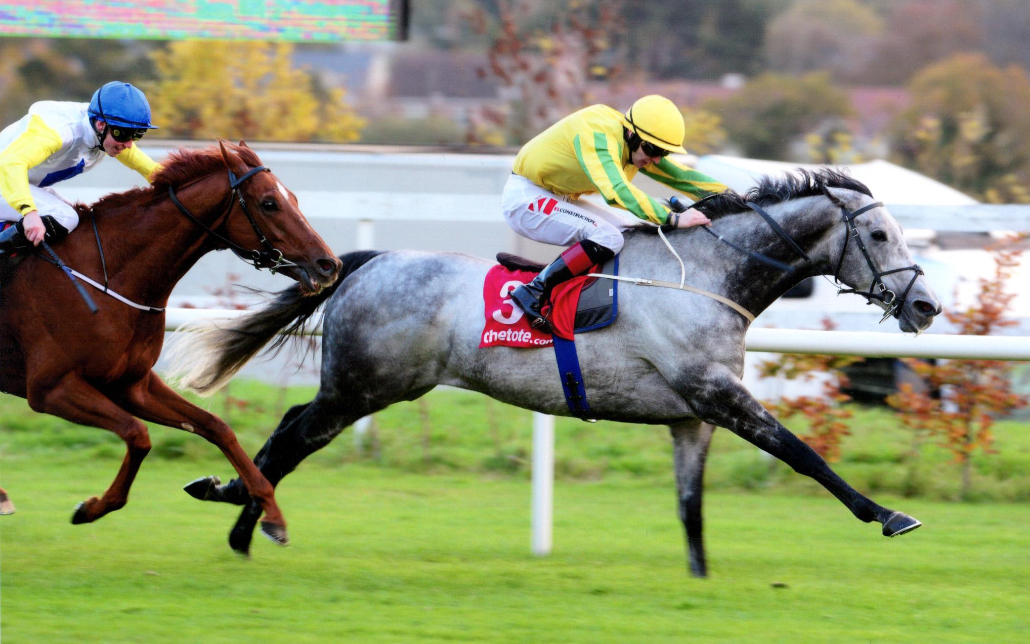 MAWAANY wins the Tote October H'cap in the colours of David Spratt - Leopardstown, 27th October 2018